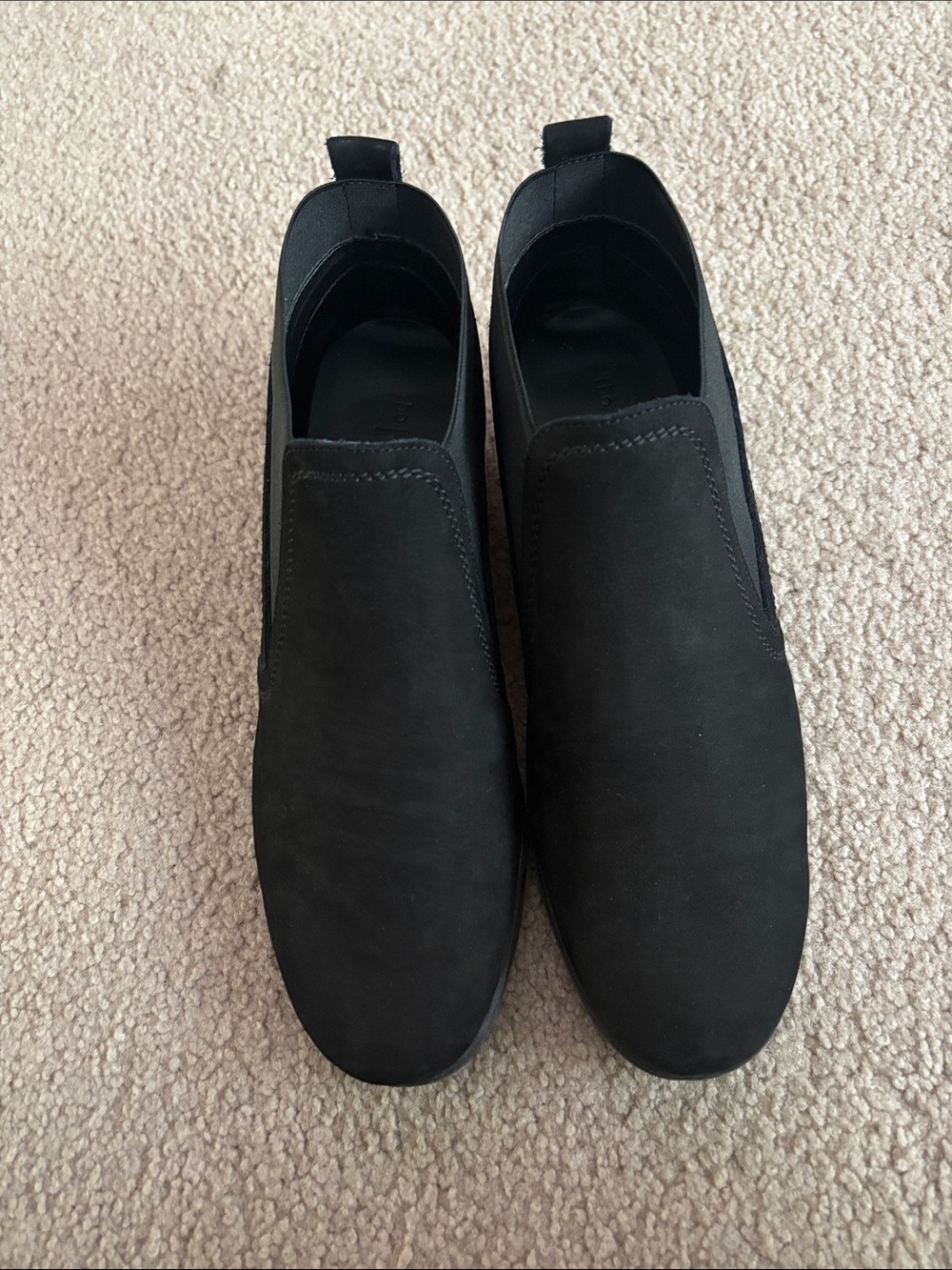 The Flexx Women's Black Slip-On Wedge Ankle Shoes size 9 1/2 - Picture 2 of 8